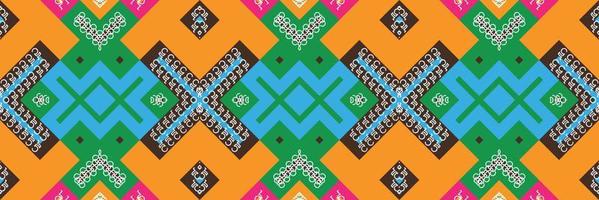Tribal ethnic pattern. traditional patterned wallpaper It is a pattern created by combining geometric shapes. Design for print. Using in the fashion industry. vector