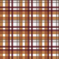tartan pattern seamless texture is a patterned cloth consisting of criss-crossed, horizontal and vertical bands in multiple colours. Tartans are regarded as a cultural icon of Scotland. vector