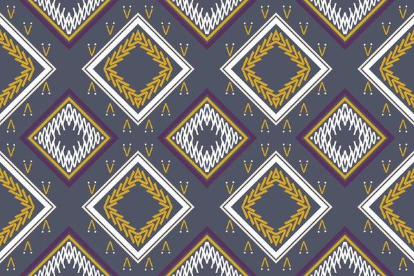 Ethnic Aztec Ikat Seamless Pattern Textile ikat triangle seamless pattern digital vector design for Print saree Kurti Borneo Fabric Aztec brush symbols swatches stylish