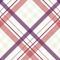 buffalo plaid fabrics seamless textile is made with alternating bands of coloured pre dyed threads woven as both warp and weft at right angles to each other. vector