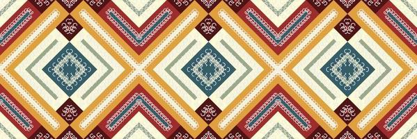 patrón étnico de filipinas. patrón de diseño tradicional es un patrón creado mediante la combinación de formas geométricas. diseño para imprimir. utilizando en la industria de la moda. vector