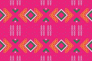 Ethnic pattern background. Geometric ethnic pattern traditional Design It is a pattern created by combining geometric shapes. Design for print. Using in the fashion industry. vector