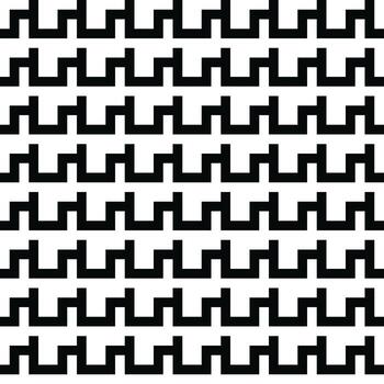 fondo geométrico moderno. patrón transparente de vector monocromo. textura abstracta con estilo moderno. mosaicos geométricos repetitivos de elementos rayados