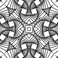 Monochrome 3D dimensional lined cubes in seamless pattern, Abstract dynamical crumpled texture. 3D pattern. The illusion of movement pattern. vector