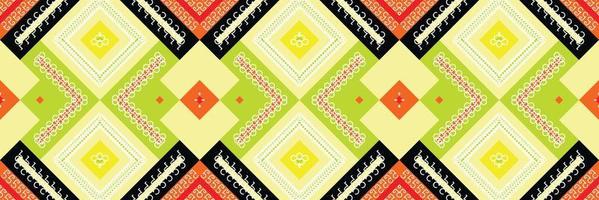 Tribal ethnic pattern. traditional pattern African art It is a pattern created by combining geometric shapes. Design for print. Using in the fashion industry. vector