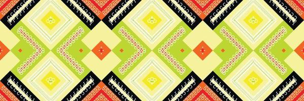 Tribal ethnic pattern. traditional pattern African art It is a pattern created by combining geometric shapes. Design for print. Using in the fashion industry. vector