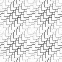 Seamless Herringbone Pattern in Black and white concept vector