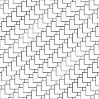 Seamless Herringbone Pattern in Black and white concept vector