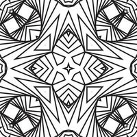 Geometric 3D monochrome Abstract pattern for Fabric and textile, Abstract dynamical crumpled texture. 3D pattern. The illusion of movement pattern. vector