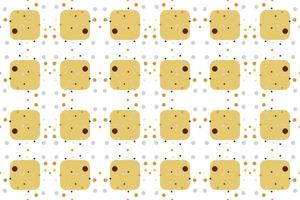 Trendy geometric shapes vector seamless pattern It consists of a polyhedron such as a circle square triangle Used in the textile industry, fabric pattern, paper, wallpaper, book cover