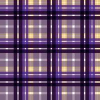 buffalo plaid pattern seamless textile is made with alternating bands of coloured pre-dyed threads woven as both warp and weft at right angles to each other. vector