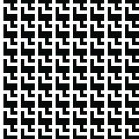Vector seamless pattern. Modern stylish abstract texture. Repeating geometric tiles from striped elements