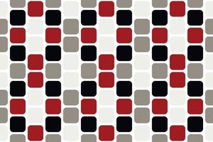 Mosaic geometric shapes vector seamless pattern It consists of a polyhedron such as a circle square triangle Used in the textile industry, fabric pattern, paper, wallpaper, book cover