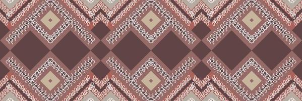 étnico azteca ikat patrón sin costuras motivo textil ikat patrón sin costuras diseño de vector digital para imprimir saree kurti tela de borneo símbolos de pincel azteca muestras ropa de fiesta