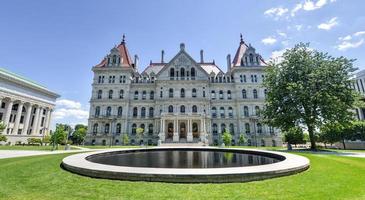 edificio del capitolio del estado de nueva york, albany foto