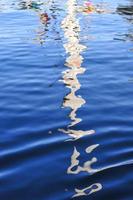 Felucca Reflection - Aswan, Egypt photo