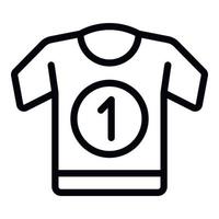 Soccer tshirt icon outline vector. Sport game vector