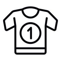 Soccer tshirt icon outline vector. Sport game vector