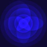 Abstract blue color fluid circular shape pattern background vector