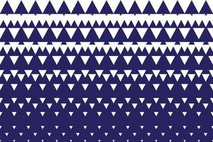 Geometric white triangle pattern blue abstract background vector