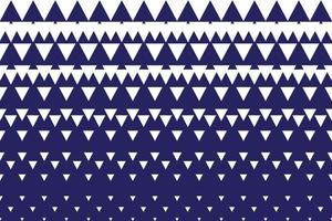 Geometric white triangle pattern blue abstract background vector