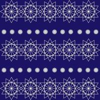 Abstract shape idea white color pattern on the blue background vector