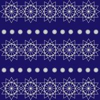 Abstract shape idea white color pattern on the blue background vector