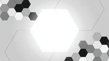 Bright polygon pattern abstract white background vector