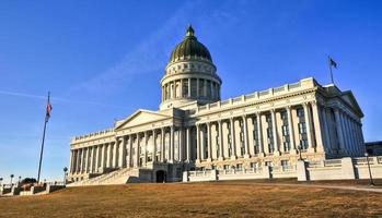 edificio del capitolio estatal, utah foto