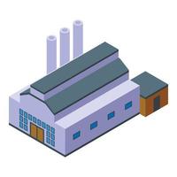 Car 3d printing factory icon isometric vector. Vehicle print vector