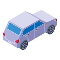 Car drive cinema icon isometric vector. Night movie vector