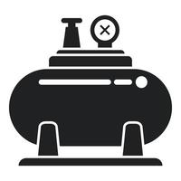 Spray compressor icon simple vector. Air machine vector