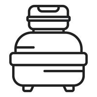 Spray compressor icon outline vector. Air machine vector