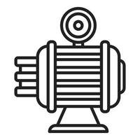 Tank compressor icon outline vector. Air machine vector