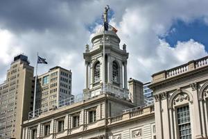 ayuntamiento de nueva york, la sede del gobierno de la ciudad de nueva york en manhattan. foto