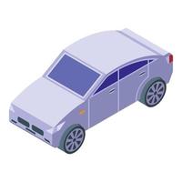 White auto paint icon isometric vector. Car service vector