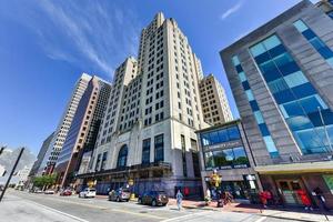 Providence, Rhode Island - August 21, 2016 -  111 Westminster Street  in Providence, Rhode Island. At 428 ft it is the tallest building in Providence. photo