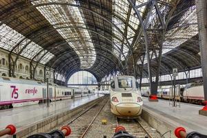 Barcelona, Spain - November 29, 2016 -  Estacion de Francia is a major railway station in the city of Barcelona. The Estacio de Franca is the second busiest railway station of the city. photo