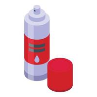 Paint spray icon isometric vector. Car service vector