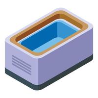 Shoe cover box icon isometric vector. Medical equipment vector