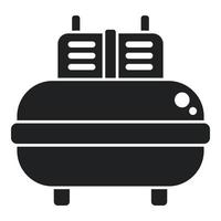 Compressor icon simple vector. Air machine vector