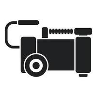 Compressor engine icon simple vector. Air machine vector