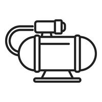 Compressor tool icon outline vector. Air machine vector