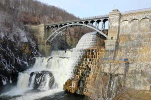 Croton Gorge Park at the base of New Croton Dam in Westchester, New York photo