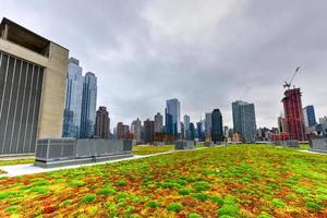 New York City - June 16, 2017 -  Greenroof on Jacob K. Javits Convention Center in New York City. photo