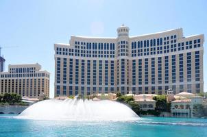 Las Vegas, Nevada - June 22, 2008 -  Caesars Palace resort facade in Las Vegas. Caesars Palace is a luxury hotel and casino containing 3,348 rooms, located on the famous Las Vegas Strip. photo