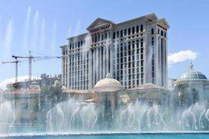 Las Vegas, Nevada - June 22, 2008 -  Caesars Palace resort facade in Las Vegas. Caesars Palace is a luxury hotel and casino containing 3,348 rooms, located on the famous Las Vegas Strip. photo