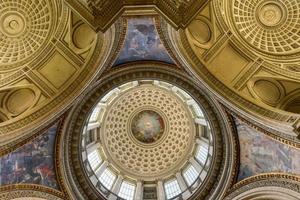 Paris, France - May 17, 2017 -  Dome of the Pantheon, in the Latin Quarter in Paris, France. photo