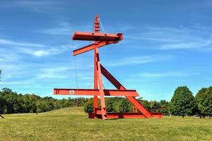 Mountainville, New York - September 14, 2014 -  Storm King Art Center, where is a collection of more than 100 carefully sited sculptures created by some of the most acclaimed artists of our time, USA. photo