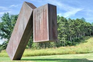 Mountainville, New York - September 14, 2014 -  Storm King Art Center, where is a collection of more than 100 carefully sited sculptures created by some of the most acclaimed artists of our time, USA. photo